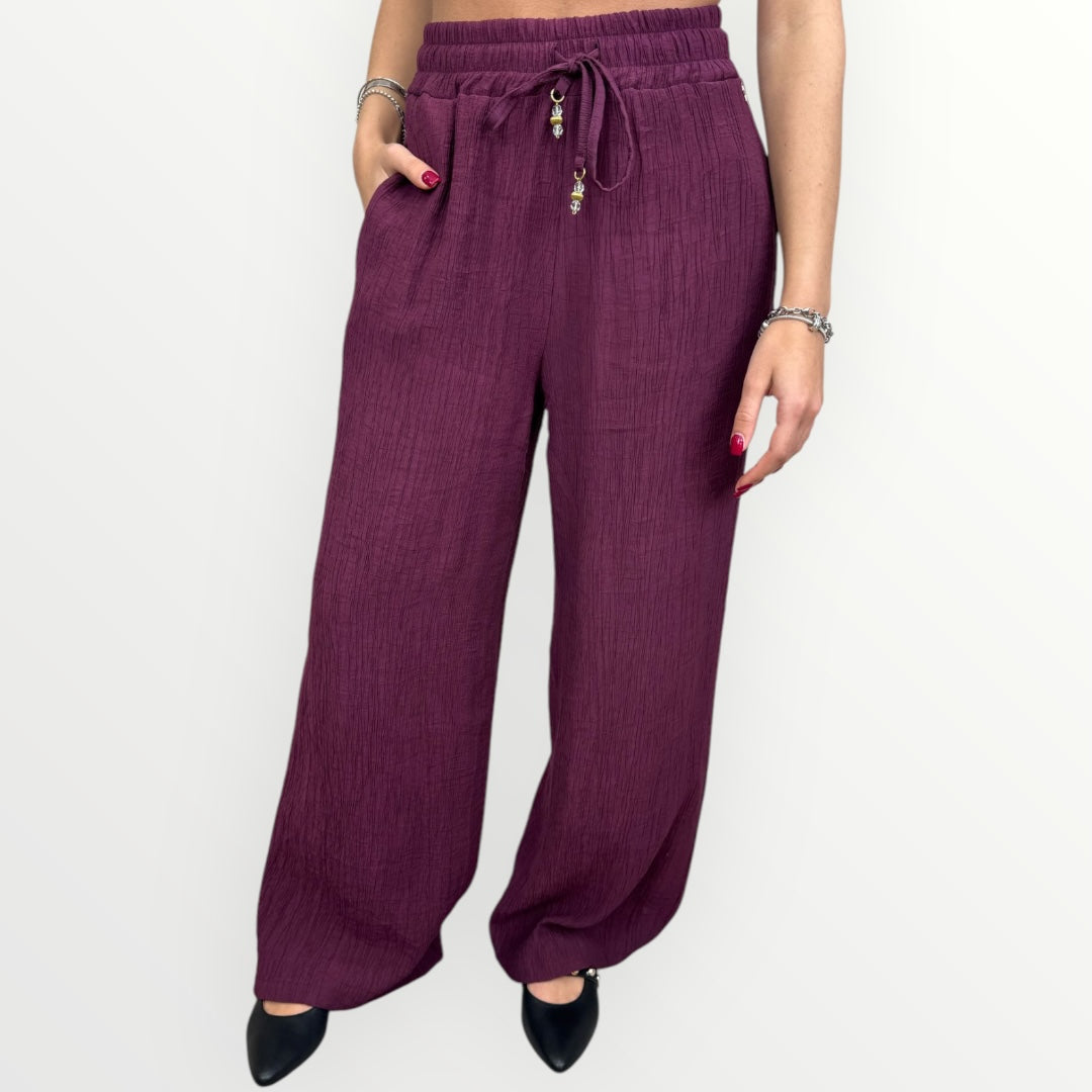 SOUVENIR - PANTALONE A PALAZZO