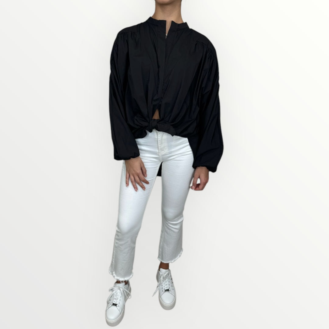 DIXIE - CAMICIA CON MANICHE A PALLONCINO