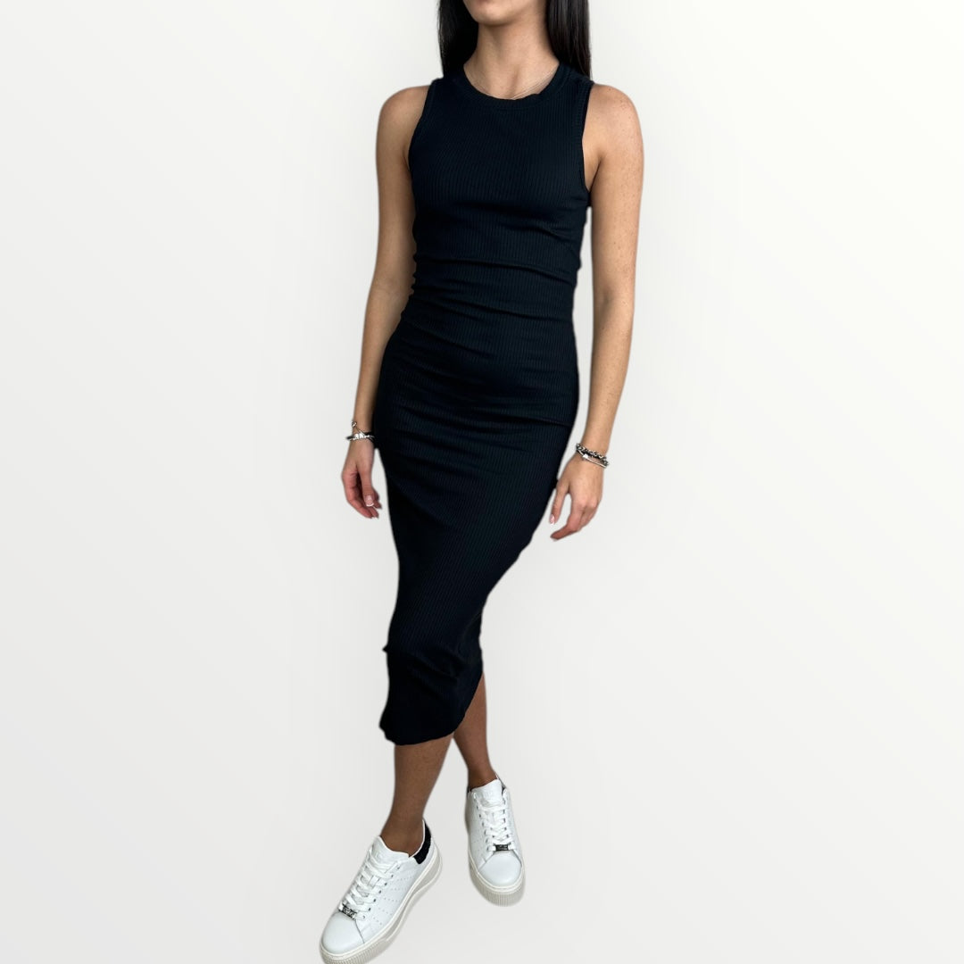 VERO MODA - ABITO LUNGO A COSTINA