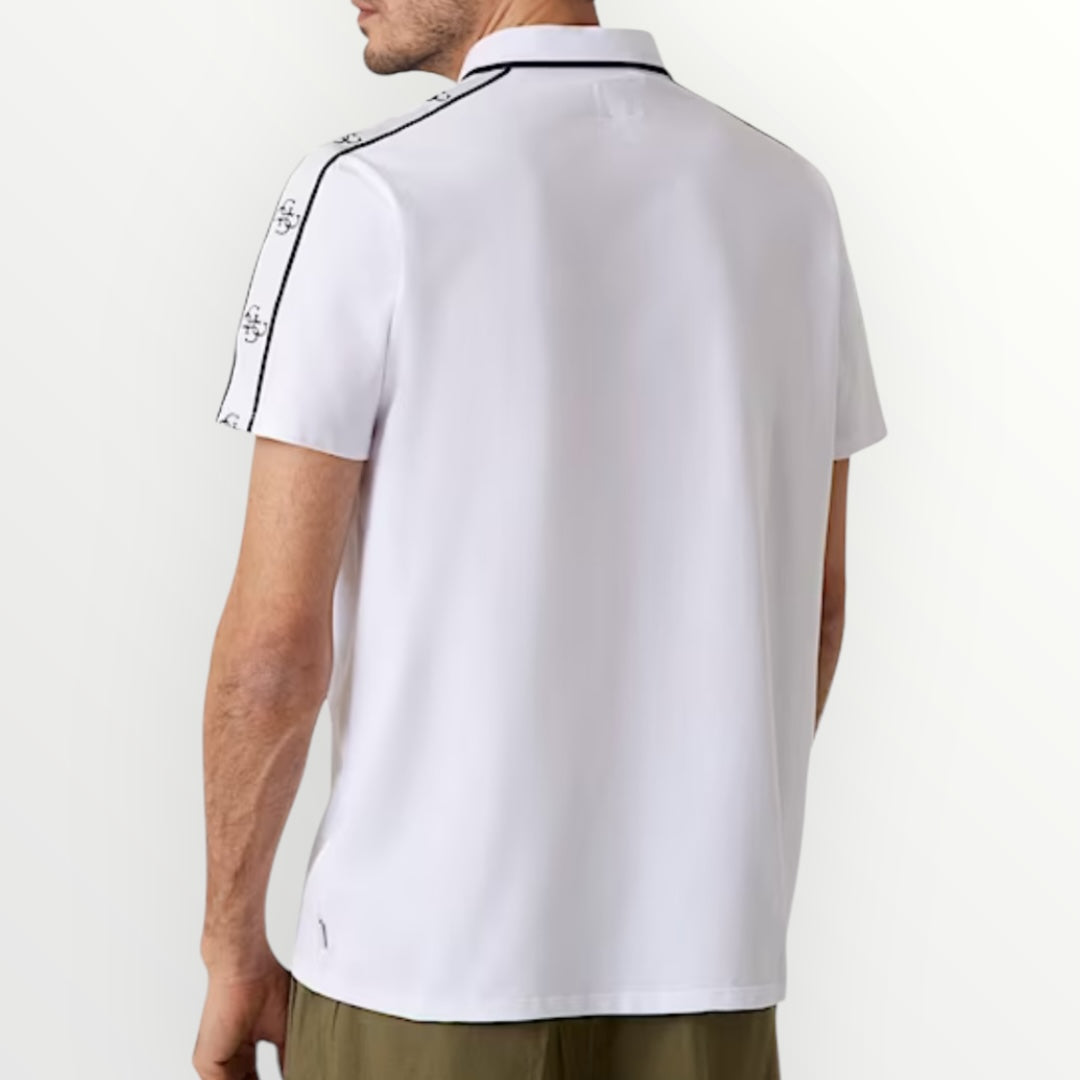 GUESS - POLO CON FINITURE A CONTRASTO