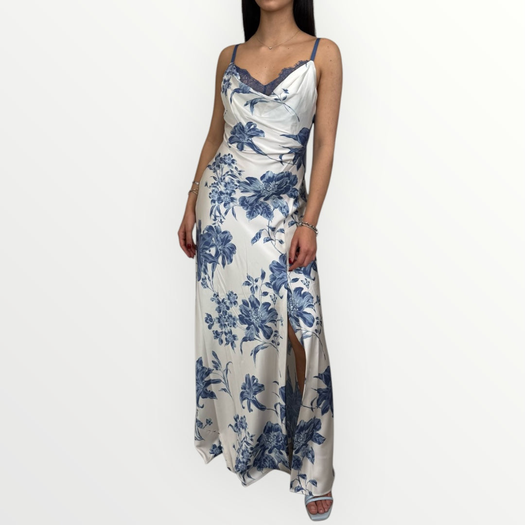 GUESS - ABITO LUNGO CON SPACCO