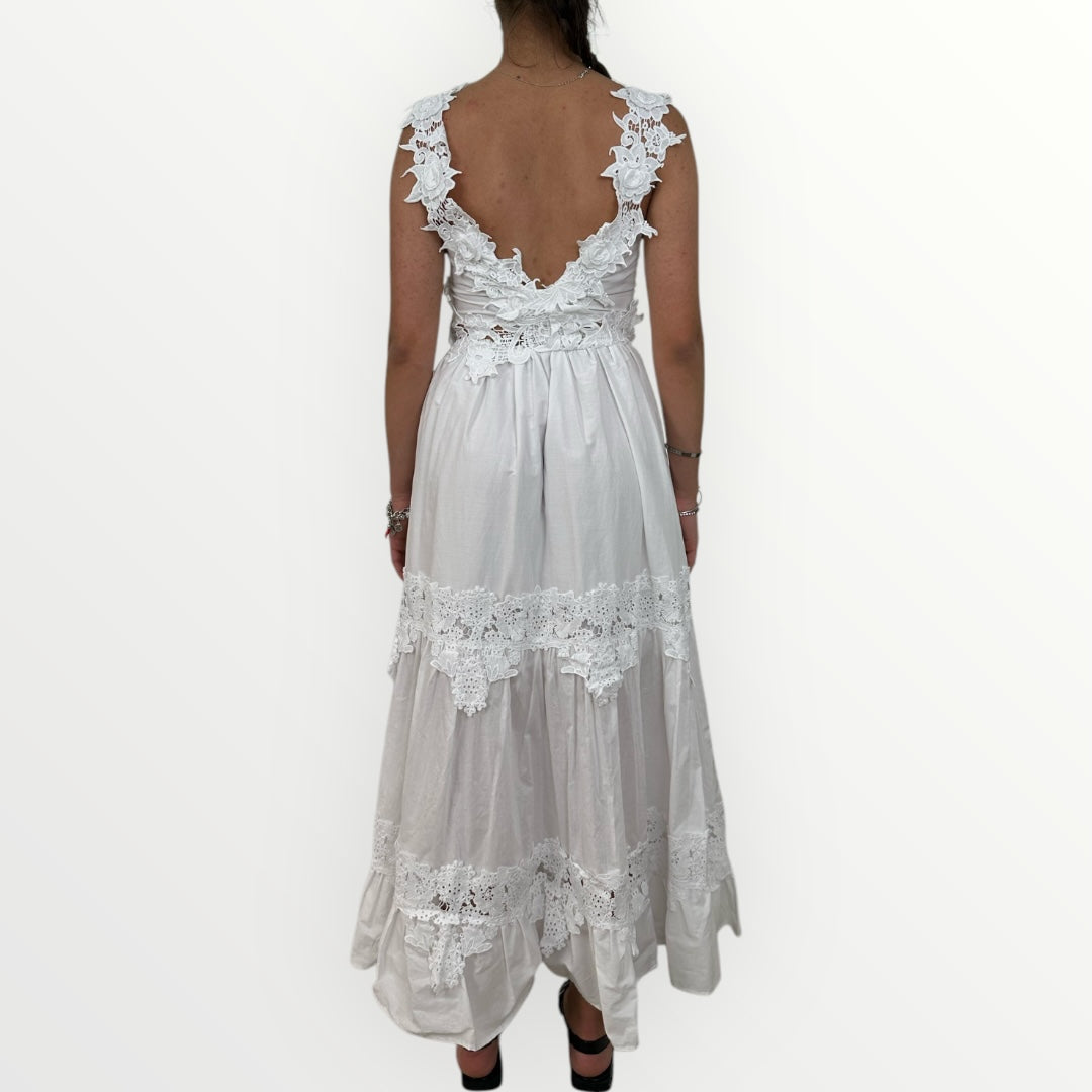 NO SECRET - ABITO LUNGO CON PIZZO