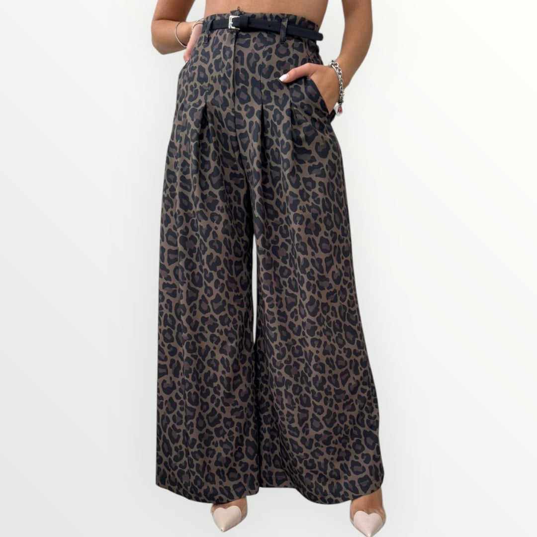 IMPERIAL - PANTALONE A PALAZZO CON PINCE