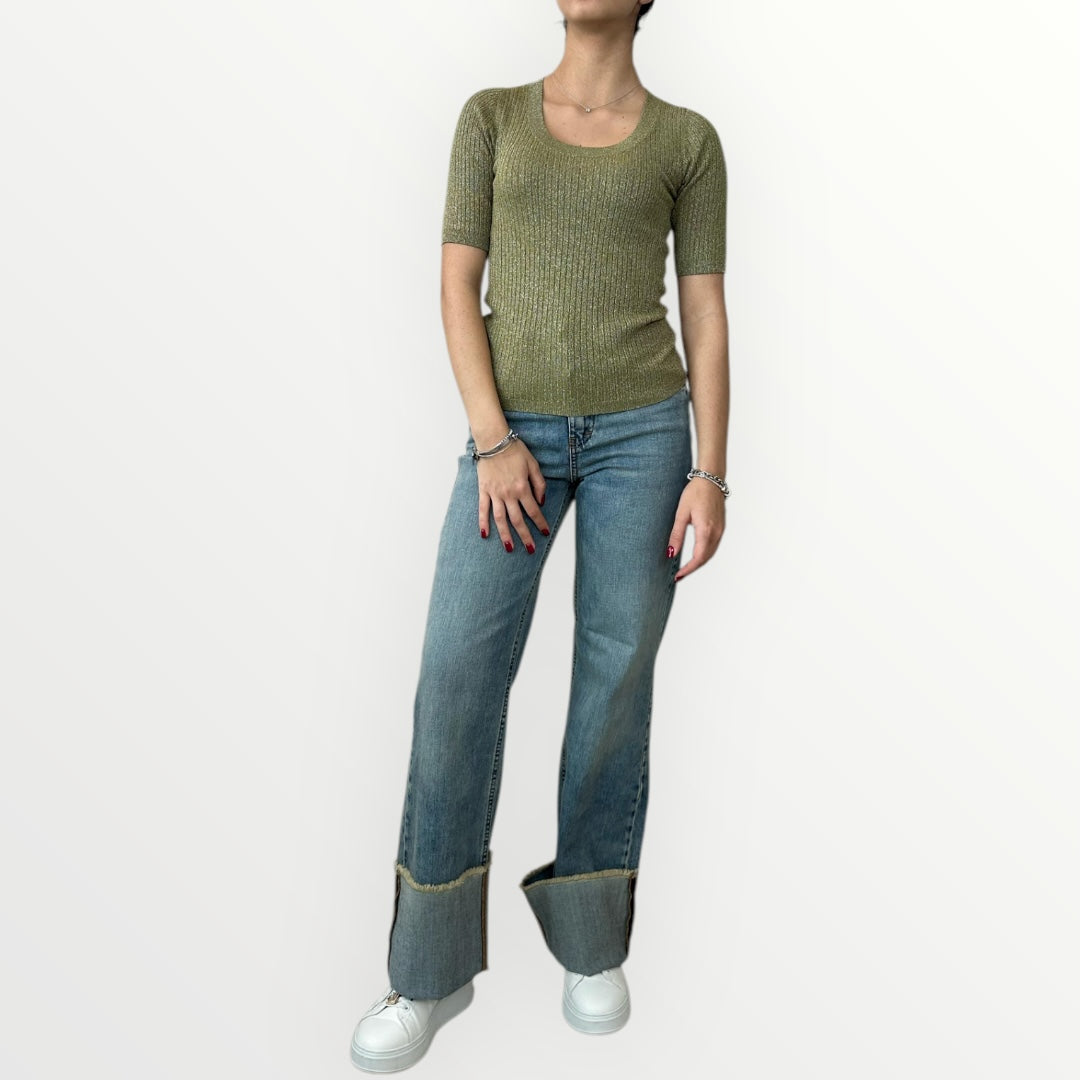 SOUVENIR - T-SHIRT CON SCOLLO A U