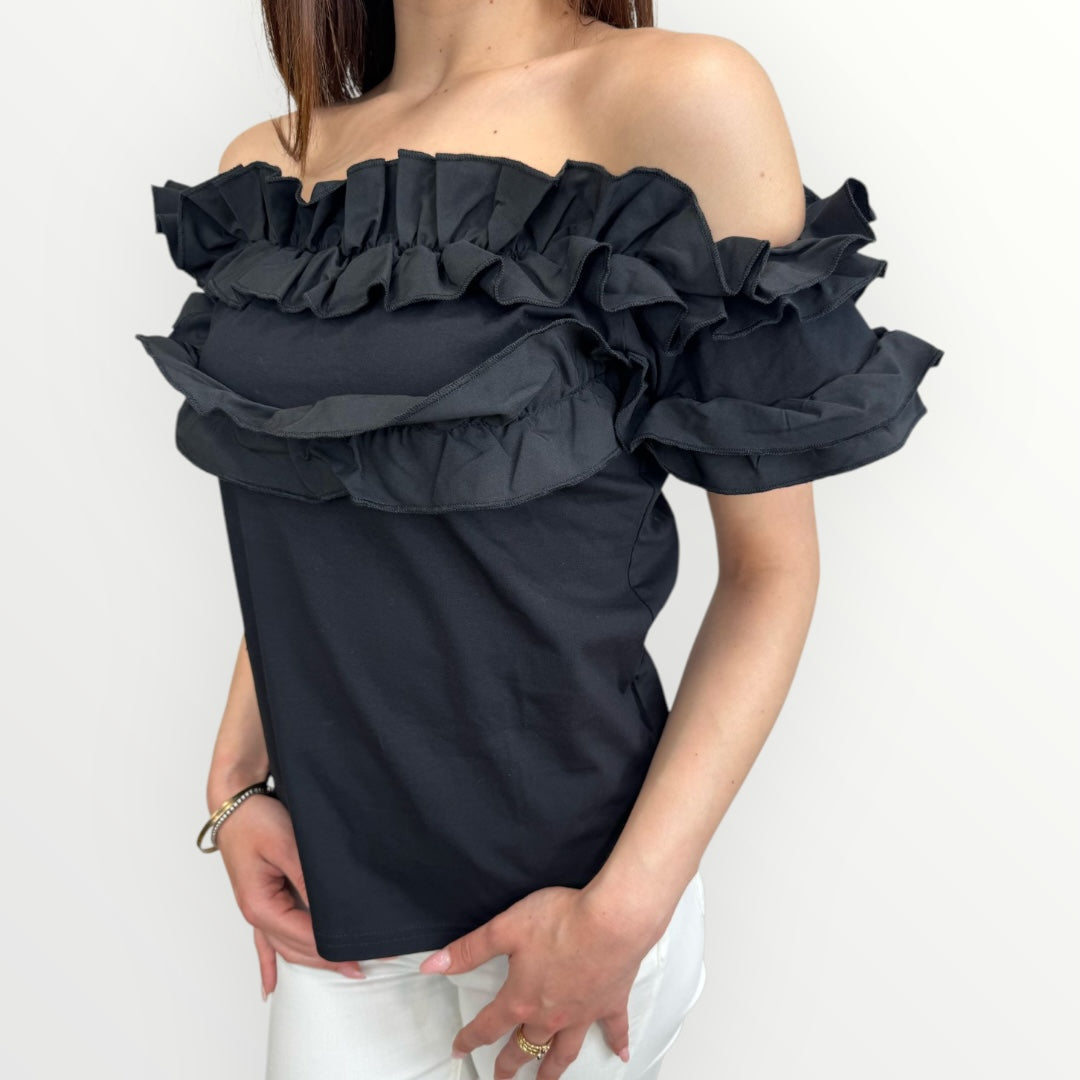 NO SECRETS - T-SHIRT CON BALZE