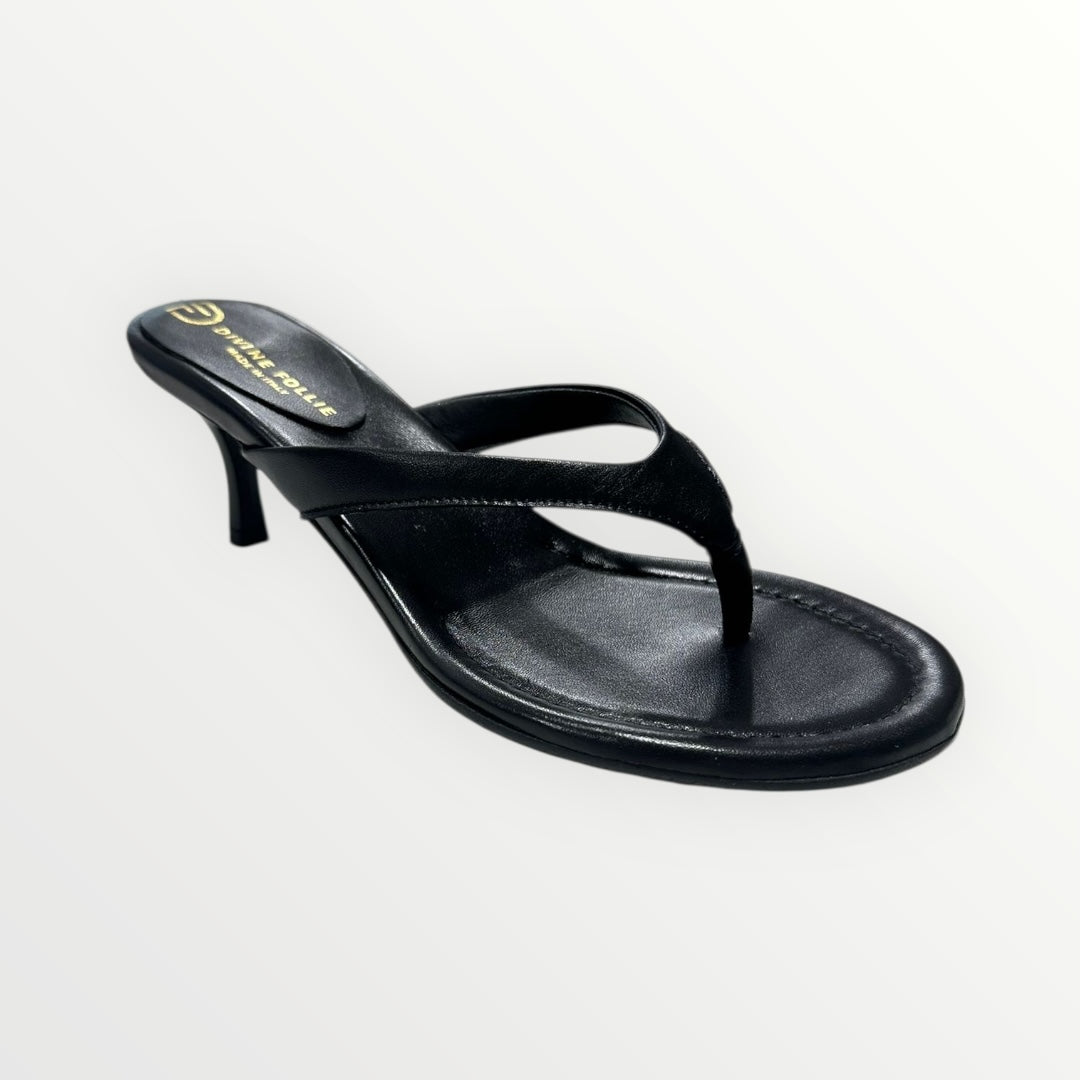DIVINE FOLLIE - SANDALO INFRADITO CON TACCO