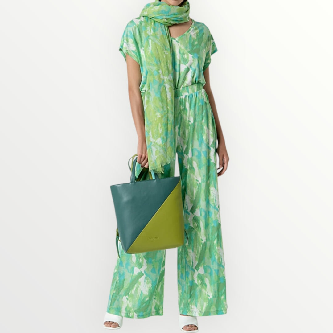 SURKANA - PANTALONE A PALAZZO STAMPATI