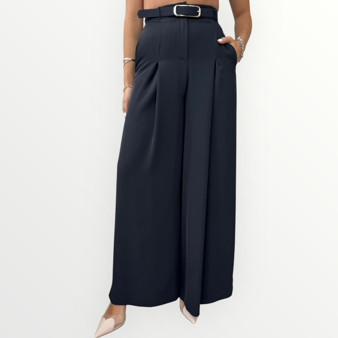 IMPERIAL - PANTALONE A PALAZZO CON PINCE