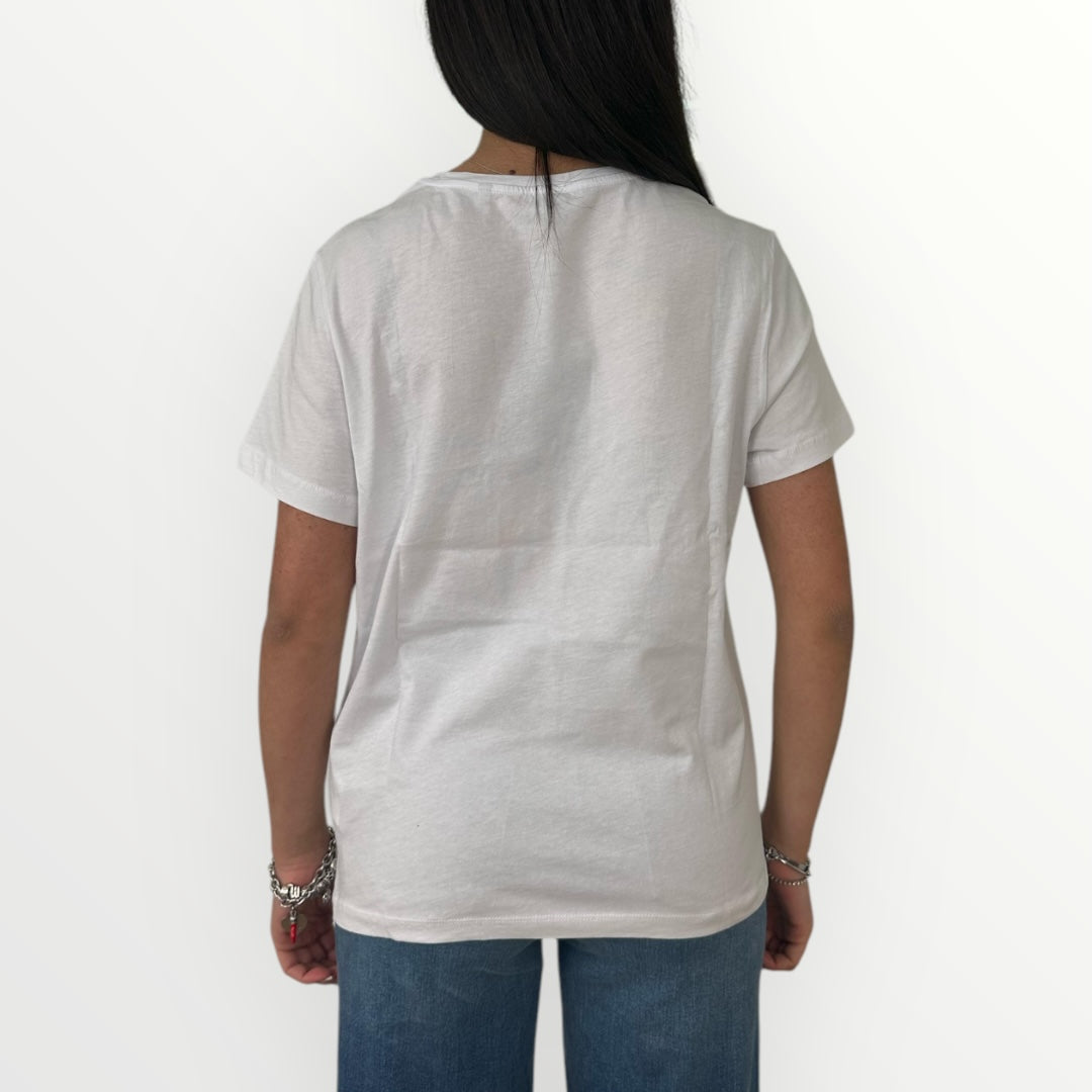 EMME MARELLA - T-SHIRT FOGLIA