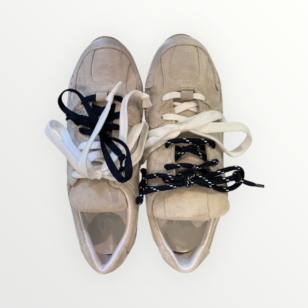 DIVINE FOLLIE - SNEAKER IN CROSTA CON LACCI BICOLOR