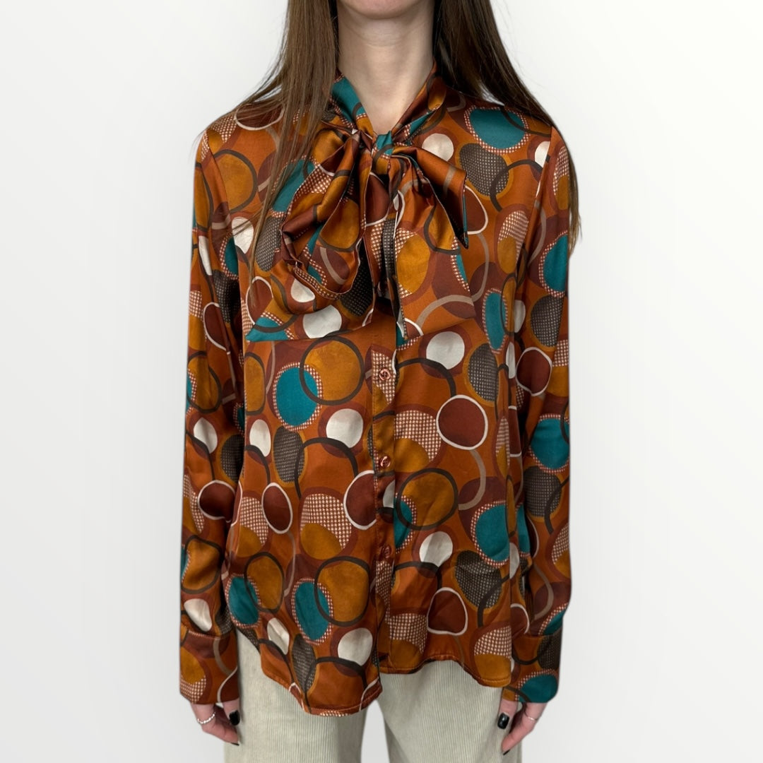 SOUVENIR - CAMICIA A FANTASIA GEOMETRICA