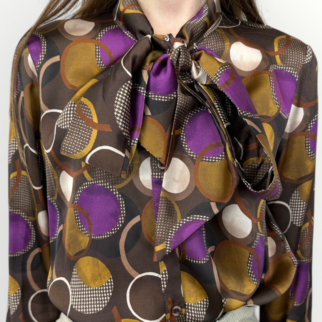 SOUVENIR - CAMICIA A FANTASIA GEOMETRICA