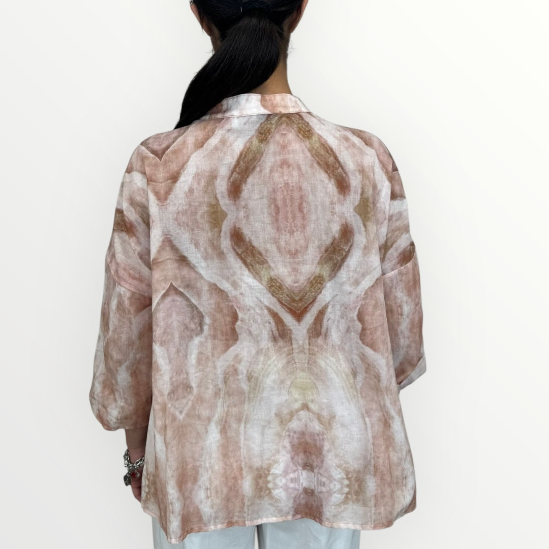 HAVEONE - CAMICIA IN STAMPA SFUMATA