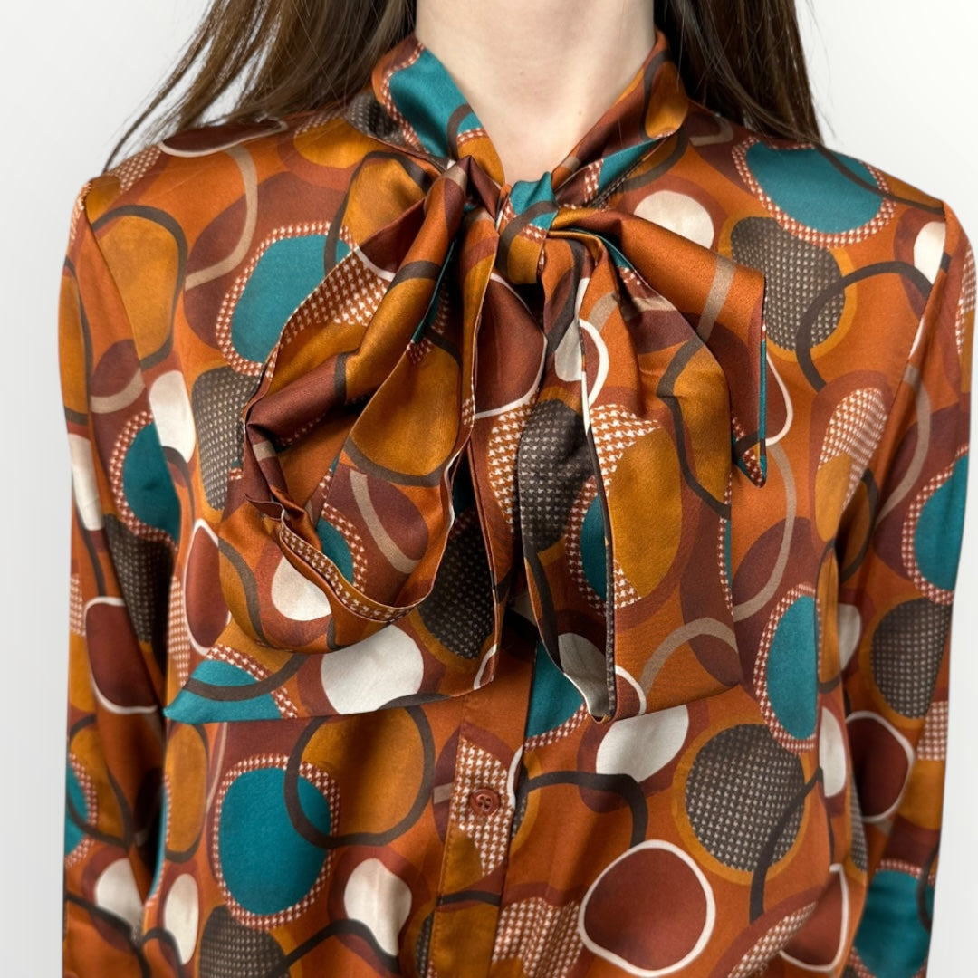 SOUVENIR - CAMICIA A FANTASIA GEOMETRICA