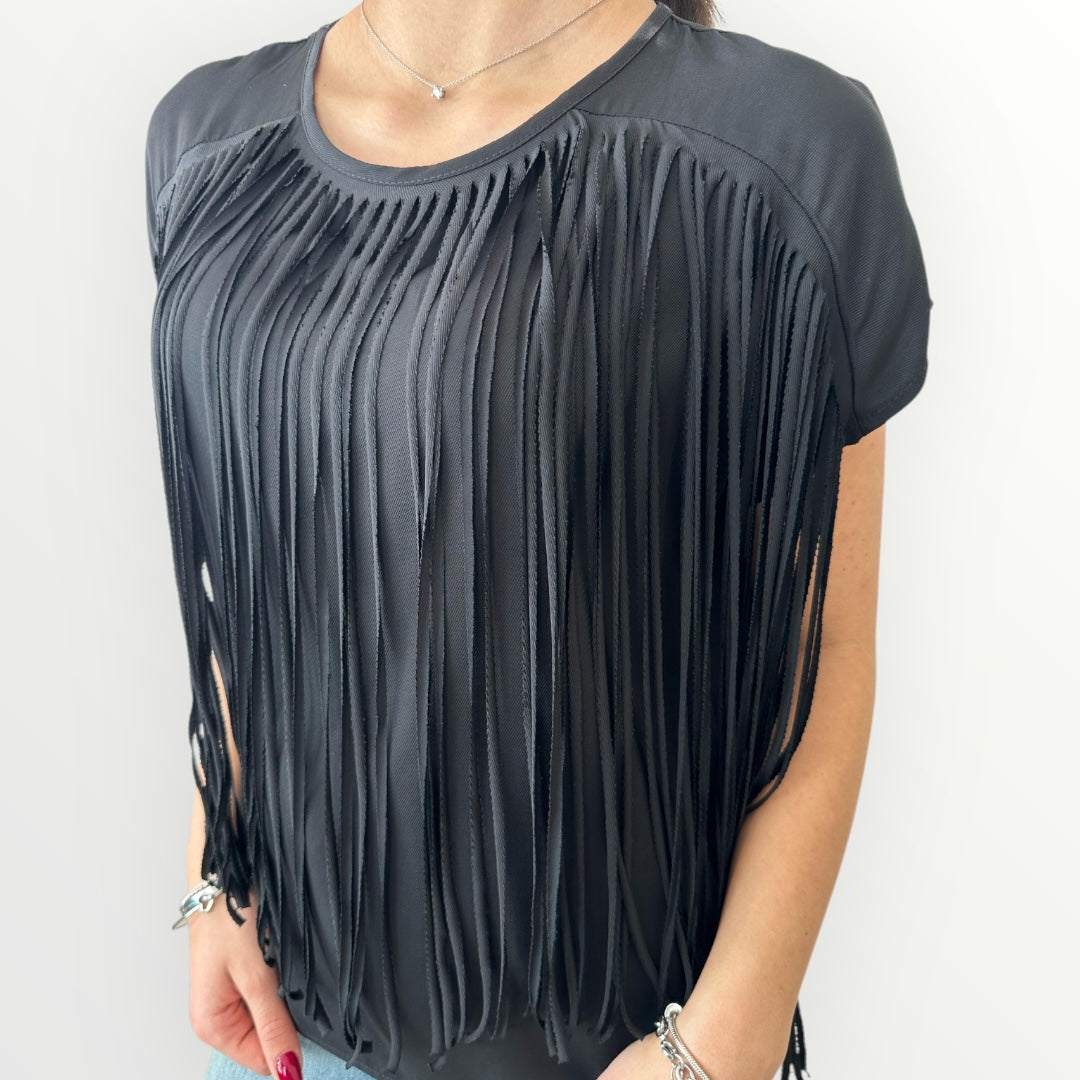 SOUVENIR - BLUSA CON FRANGE