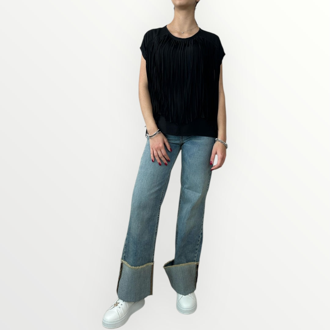SOUVENIR - BLUSA CON FRANGE