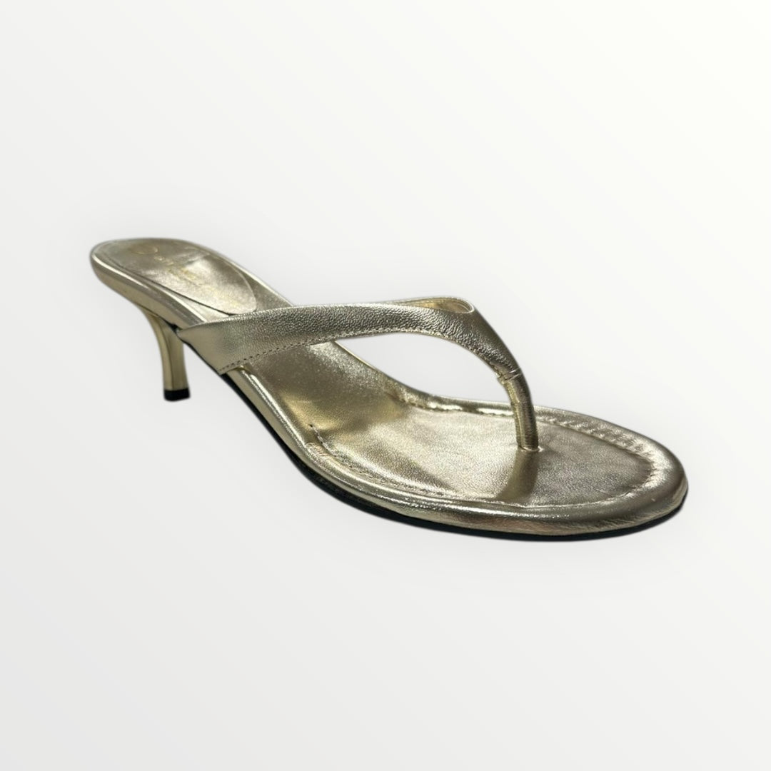 DIVINE FOLLIE - SANDALO INFRADITO CON TACCO