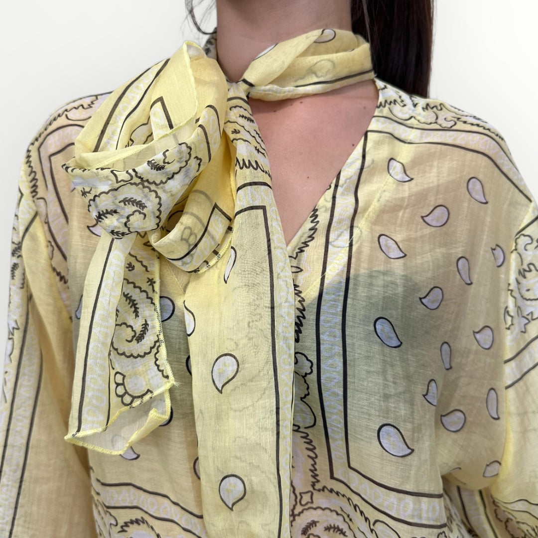 HAVEONE - CAMICIA STAMPA BANDANA
