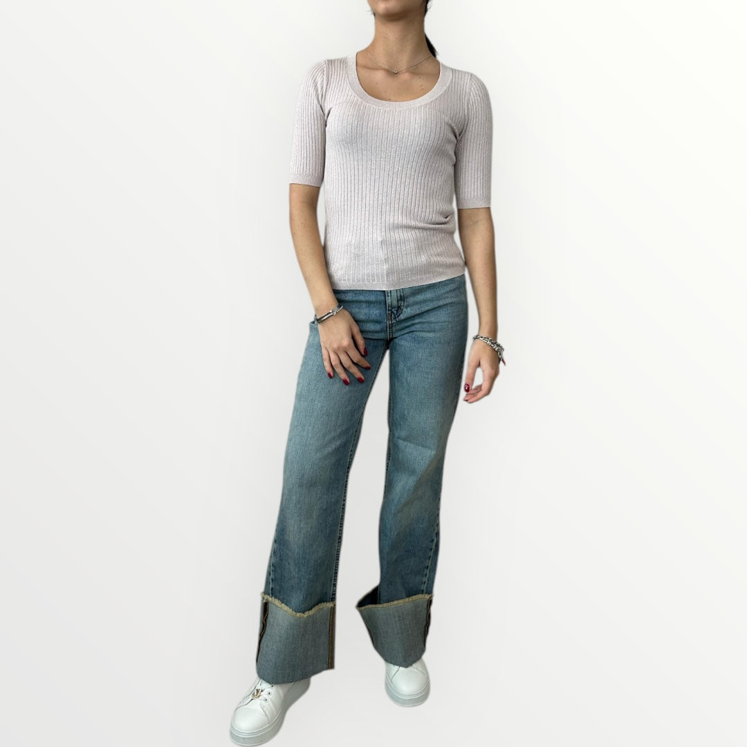 SOUVENIR - T-SHIRT CON SCOLLO A U