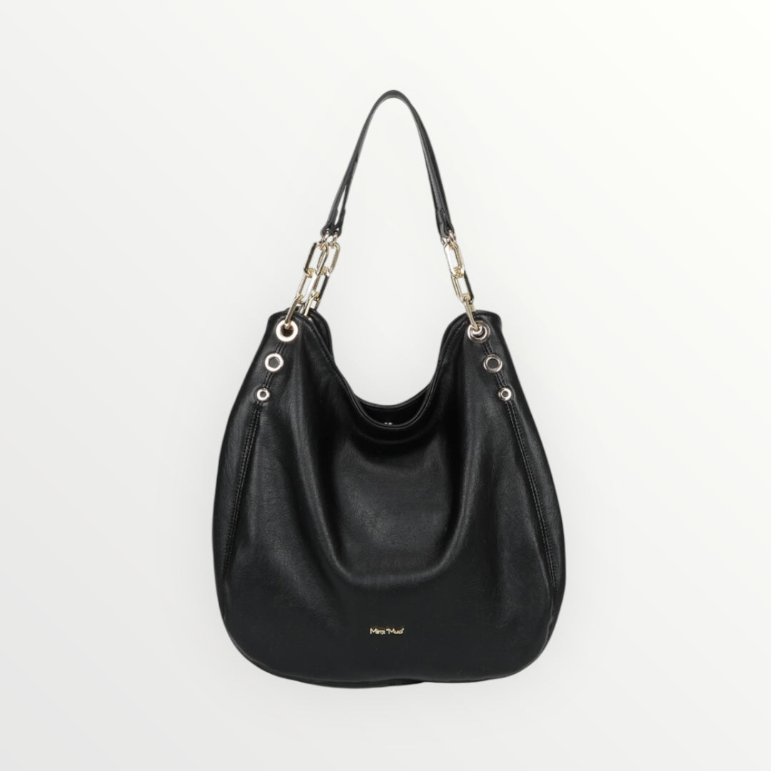 MIMI MUA' - BORSA HOBO CON OCCHIELLI