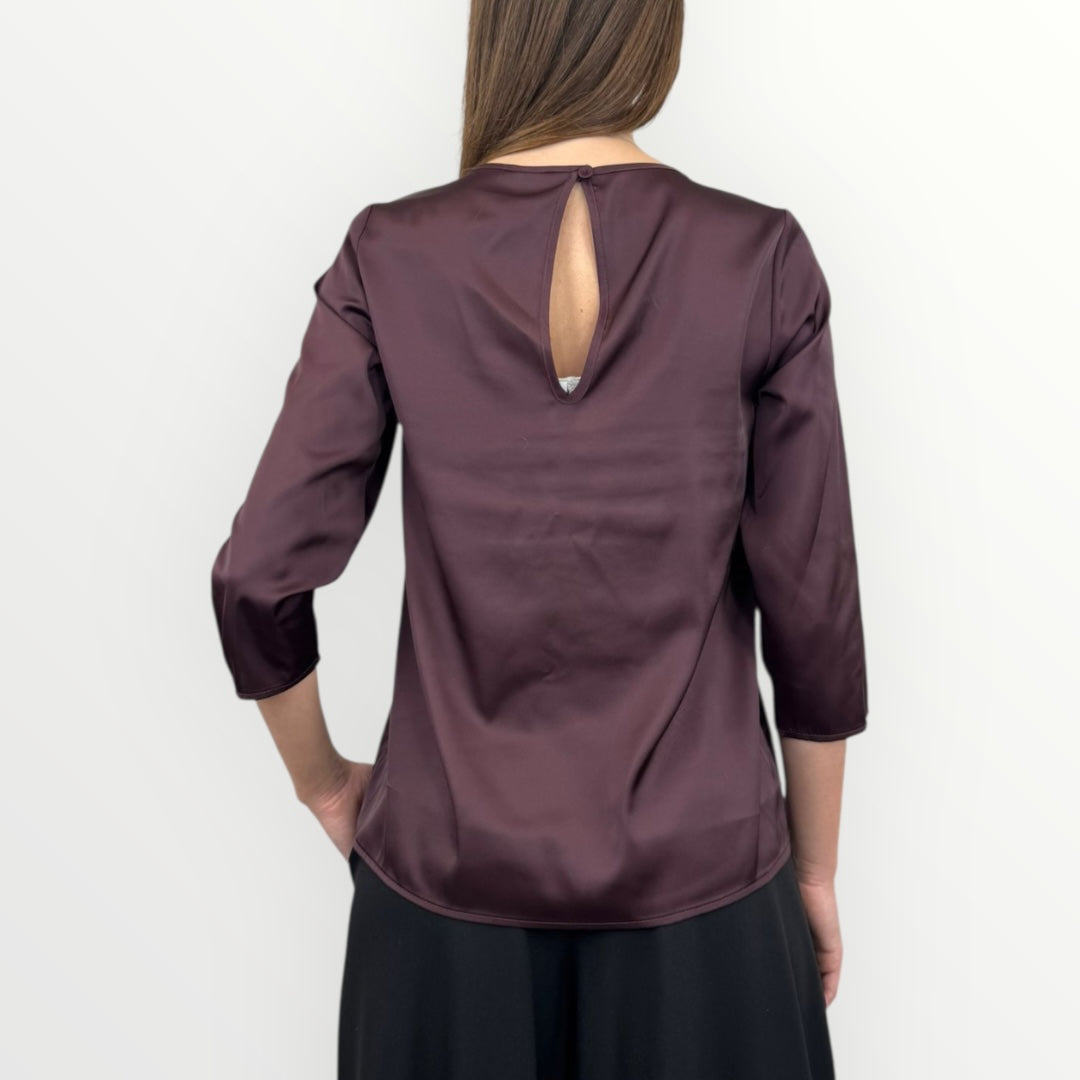 IMPERIAL - BLUSA MORBIDA A MANICHE LUNGHE