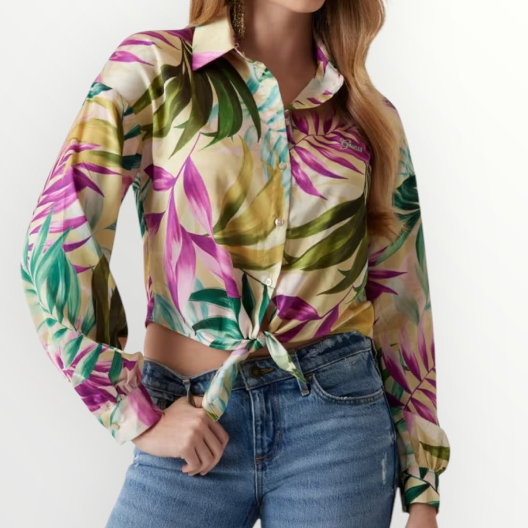 GUESS - CAMICIA CON STAMPA FLOREALE