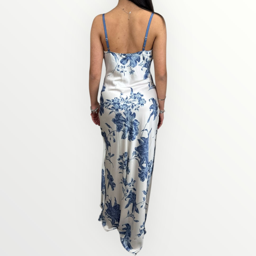 GUESS - ABITO LUNGO CON SPACCO