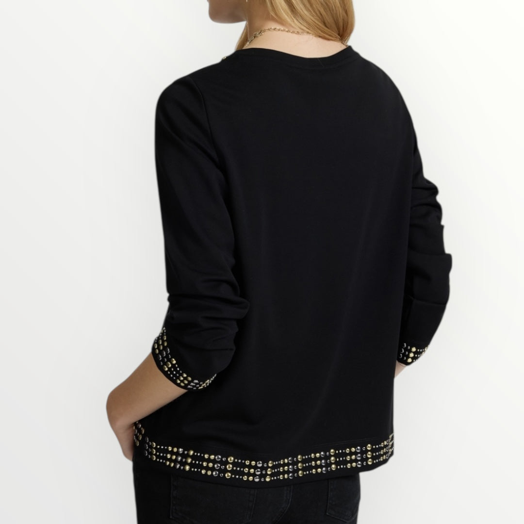 ELENA MIRO' - MAGLIA CON BORCHIE