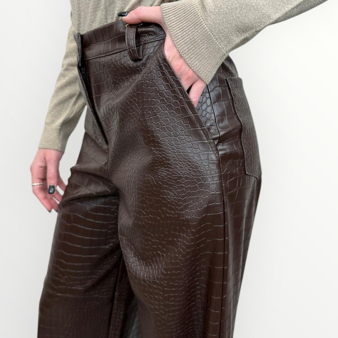 KING KONG - PANTALONE STAMPA COCCODRILLO