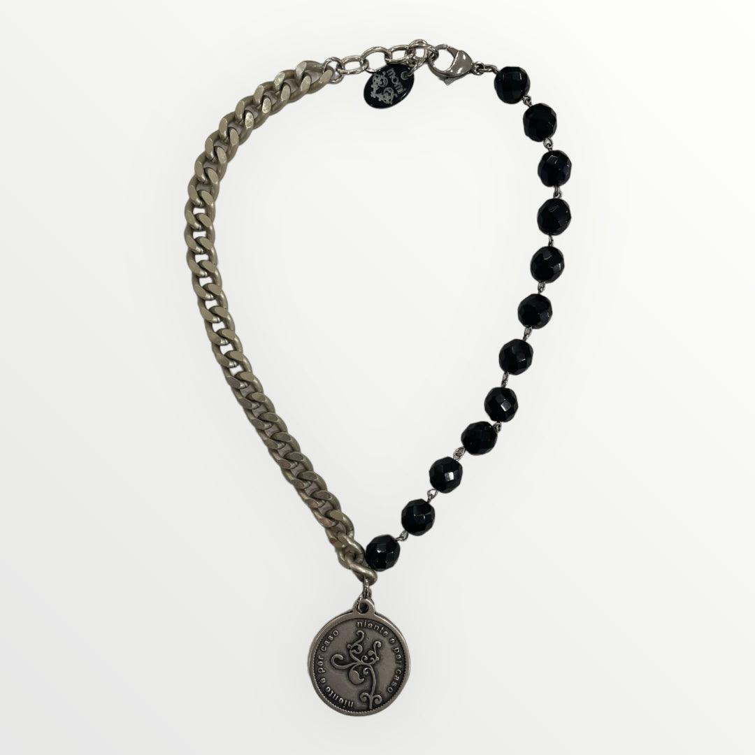 MOMI - COLLANA FRANCESCA CORTA MEDAGLIA - LOFT.73